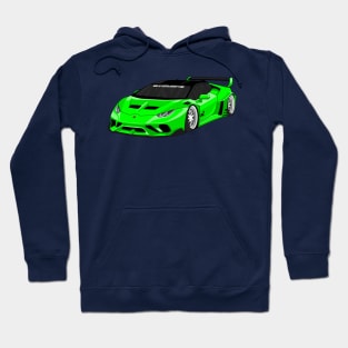 lamborghini huracan LIME Hoodie